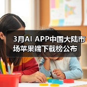 3月AI APP中国大陆市场苹果端下载榜公布（图1）