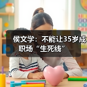 侯文学：不能让35岁成职场“生死线”（图3）