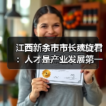 江西新余市市长魏旋君：人才是产业发展第一资源（图1）