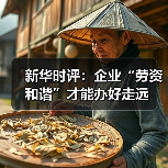 新华时评：企业“劳资和谐”才能办好走远（图2）