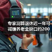 专家测算退休迟一年可减缓养老金缺口约200亿（图1）