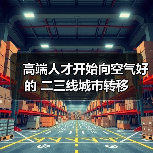 高端人才开始向空气好的 二三线城市转移（图3）