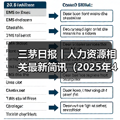 三茅日报丨人力资源相关最新简讯（2025年4月17日）（图2）