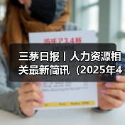 三茅日报丨人力资源相关最新简讯（2025年4月17日）（图3）