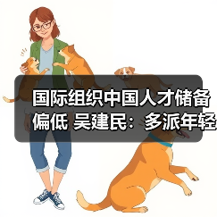 国际组织中国人才储备偏低 吴建民：多派年轻人去（图1）
