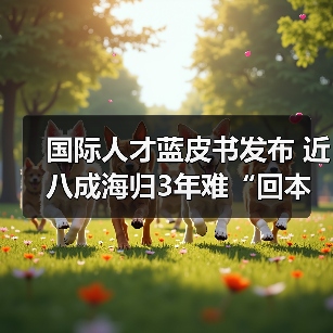 国际人才蓝皮书发布 近八成海归3年难“回本”（图1）