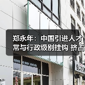 郑永年：中国引进人才常与行政级别挂钩 挤占科研时间（图3）