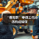 “假离职”申领工伤待遇构成骗保（图1）