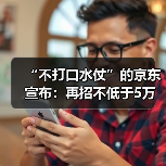 “不打口水仗”的京东宣布：再招不低于5万名全职外卖员，足额缴纳五险一金（图4）