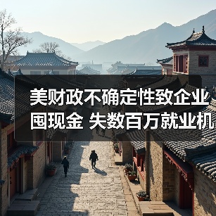 美财政不确定性致企业囤现金 失数百万就业机会（图1）