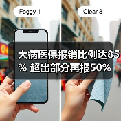 大病医保报销比例达85% 超出部分再报50%(图1) 大病医保报销比例达85% 超出部分再报50%(图1)