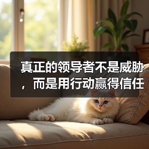 真正的领导者不是威胁，而是用行动赢得信任（图1）