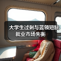 大学生过剩与蓝领短缺就业市场失衡(图1) 大学生过剩与蓝领短缺就业市场失衡(图1)