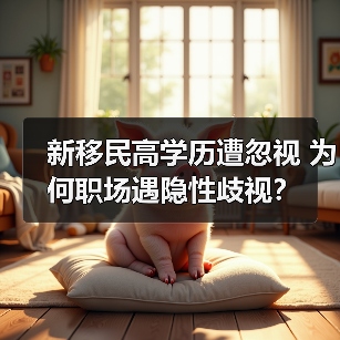 新移民高学历遭忽视 为何职场遇隐性歧视？（图3）