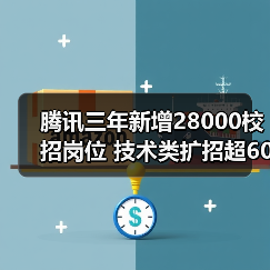腾讯三年新增28000校招岗位 技术类扩招超60%（图3）