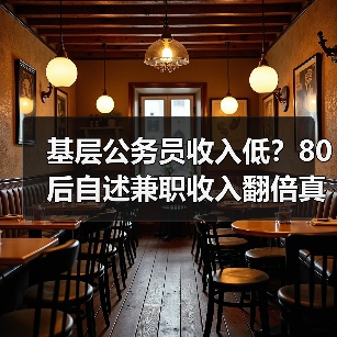 基层公务员收入低？80后自述兼职收入翻倍真相（图2）