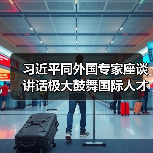 习近平同外国专家座谈讲话极大鼓舞国际人才(图1) 习近平同外国专家座谈讲话极大鼓舞国际人才(图1)