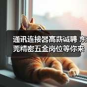 通讯连接器高薪诚聘 东莞精密五金岗位等你来挑战（图4）
