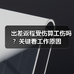 出差返程受伤算工伤吗？关键看工作原因（图1）