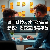 陕西科技人才下沉基层新政：财政支持与平台建设如何破局？（图3）