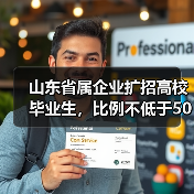 山东省属企业扩招高校毕业生，比例不低于50%？这些岗位你符合条件吗？（图1）