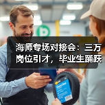 海师专场对接会：三万岗位引才，毕业生踊跃参与（图3）