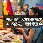郑州青年人才补贴高达4.65亿元，累计惠及46.36万人次（图1）