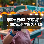 年龄≠青年！京东调研：超7成受访者认为35-45岁仍是青年（图3）