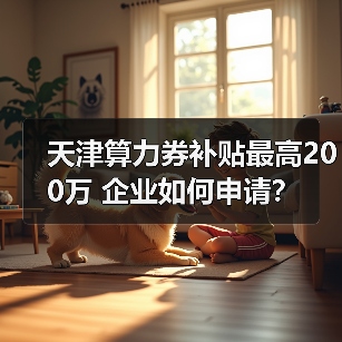 天津算力券补贴最高200万 企业如何申请？（图4）