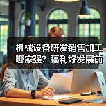 机械设备研发销售加工哪家强？福利好发展前景佳（图4）