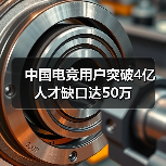 中国电竞用户突破4亿 人才缺口达50万(图2) 中国电竞用户突破4亿 人才缺口达50万(图2)