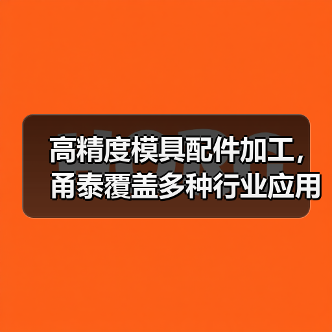 高精度模具配件加工,甬泰覆盖多种行业应用(图2) 高精度模具配件加工,甬泰覆盖多种行业应用(图2)
