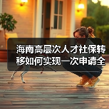 海南高层次人才社保转移如何实现一次申请全程代办?(图2) 海南高层次人才社保转移如何实现一次申请全程代办?(图2)