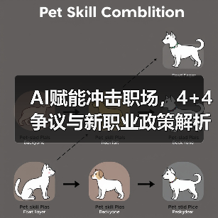 AI赋能冲击职场,4+4争议与新职业政策解析(图1) AI赋能冲击职场,4+4争议与新职业政策解析(图1)