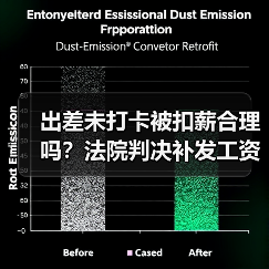 出差未打卡被扣薪合理吗?法院判决补发工资差额1.3万元(图3) 出差未打卡被扣薪合理吗?法院判决补发工资差额1.3万元(图3)