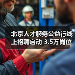 北京人才服务公益行线上招聘启动 3.5万岗位精准对接（图4）