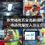 东莞精密五金高薪招聘，待遇优厚加入龙头企业（图1）