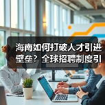 海南如何打破人才引进壁垒？全球招聘制度引热议（图1）