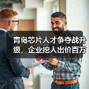 青岛芯片人才争夺战升级，企业挖人出价百万引热议（图2）