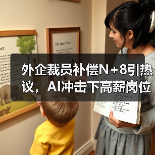 外企裁员补偿N+8引热议，AI冲击下高薪岗位首当其冲（图1）