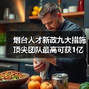 烟台人才新政九大措施 顶尖团队最高可获1亿资助(图1) 烟台人才新政九大措施 顶尖团队最高可获1亿资助(图1)