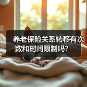 养老保险关系转移有次数和时间限制吗？（图1）