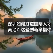深圳如何打造国际人才高地？这些创新举措你了解吗？（图3）