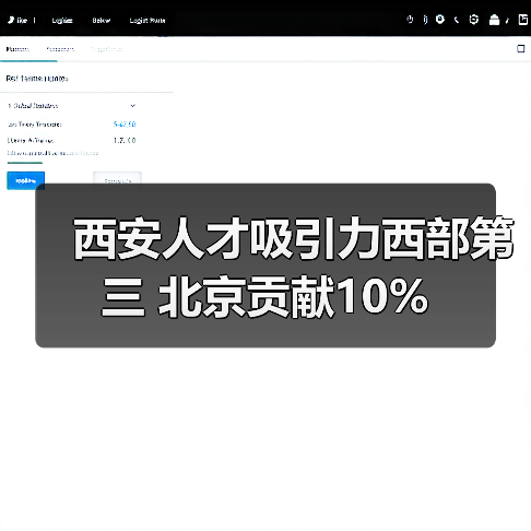 西安人才吸引力西部第三 北京贡献10%（图4）
