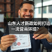 山东人才新政如何打造一流营商环境?(图2) 山东人才新政如何打造一流营商环境?(图2)