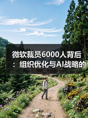 微软裁员6000人背后:组织优化与AI战略的双重考量(图4) 微软裁员6000人背后:组织优化与AI战略的双重考量(图4)