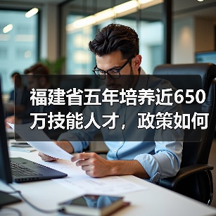 福建省五年培养近650万技能人才,政策如何助力?(图1) 福建省五年培养近650万技能人才,政策如何助力?(图1)