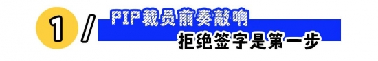 被公司启动PIP怎么办？拒签取证、质疑考核、不主动离职，博弈拿到2N赔偿攻略法律与沟通应对指南(图1)
